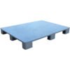 closed deck stackable plastic pallet