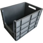 plastic solid wall crate