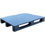 closed deck stackable plastic pallet